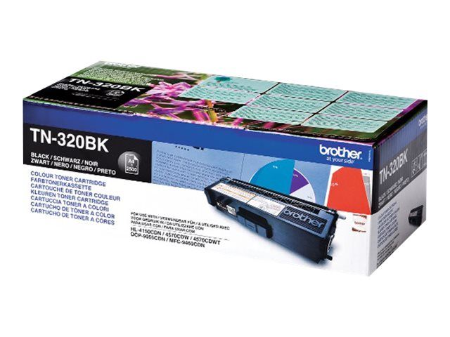 Brother TN320BK - Schwarz - original - Tonerpatrone