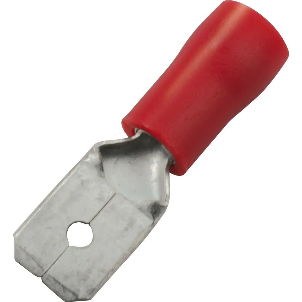 Edler Systems Kabeltechnik GmbH Flachstecker 4,8x0,5 Querschnitt 0,5 - 1,5 mm² isoliert rot