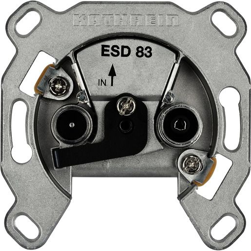 Kathrein 2-LOCH EINZELANSCHLUSSDOSE / KATHRE ESD 83 TELEKABEL 21110035