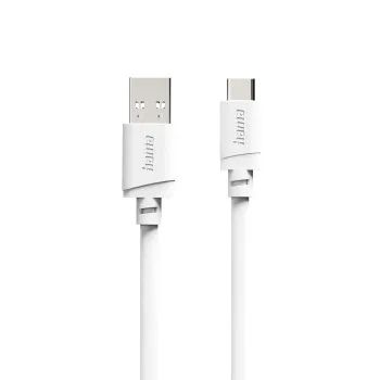 Hama Ladekabel, USB-A - USB-C, 2 m, Weiß