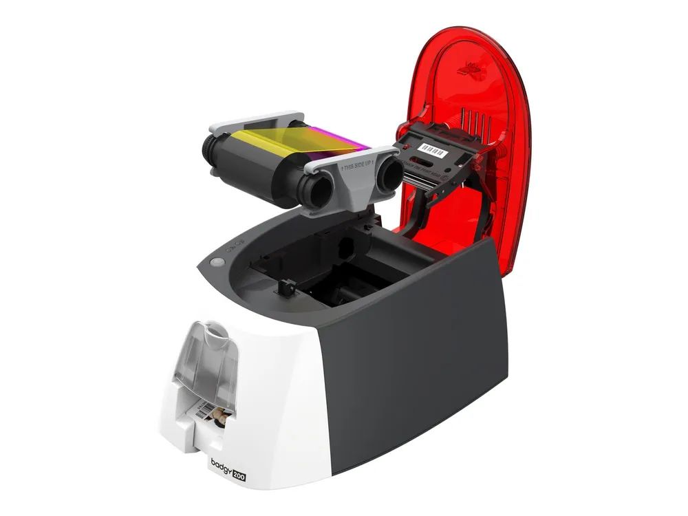 Evolis Badgy 200 - Plastikkartendrucker - Farbe - Thermosublimation/thermische Übertragung - CR-80 Card (85.6 x 54 mm)