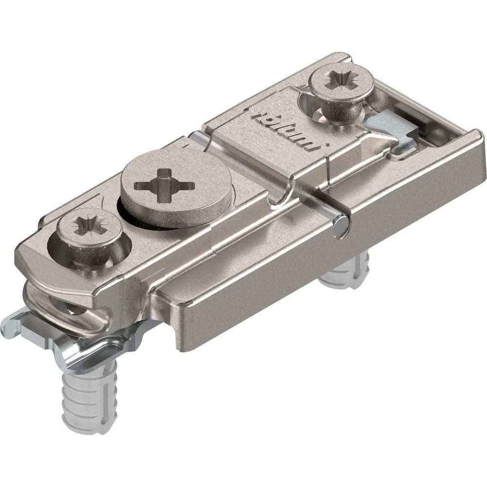 BLUM CLIP Exzenter Montageplatte gerade, Zink, EXPANDO, Distanz 0 mm