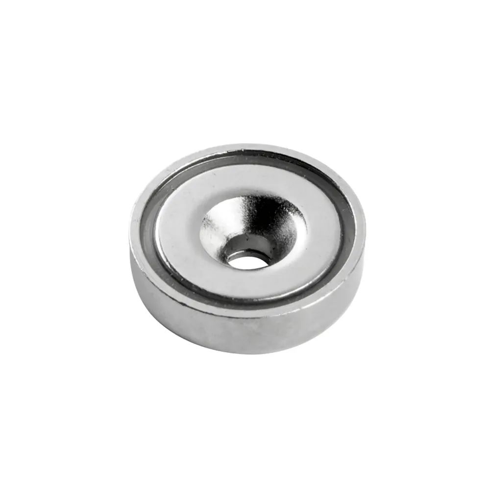 SUPERMAGNETE Topfmagnet mit Bohrung Ø 20 mm