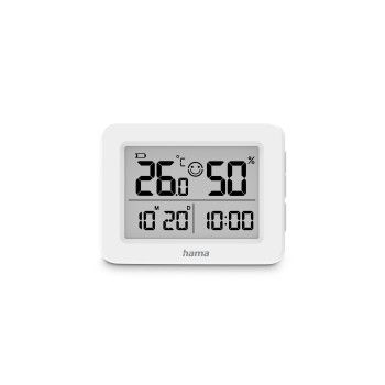 Hama Thermometer und Hygrometer "Lefkada", Weiß