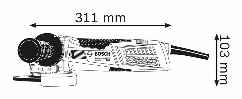 Bosch Professional GWX 17-125 S
