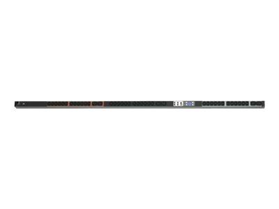 Bachmann PDU Steckdosen 36xDosen C13+ 6x C19 -> Zuleitung 3m 16A mit Stecker CEE 16A rot - 3 m