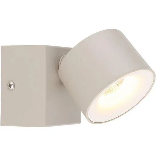 Globo ANBAUSTRAHLER 1X6W 480LM 3000K / GLOBO RAE SANDFARBEN 56961-1S