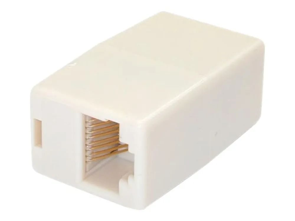 StarTech.com Cat5e RJ45 Netzwerkkabel Koppler / Verbinder - Patchkabel Modular Kupplung - Buchse / Buchse - Weiß - Netzwerkkoppler - RJ-45 (W)
