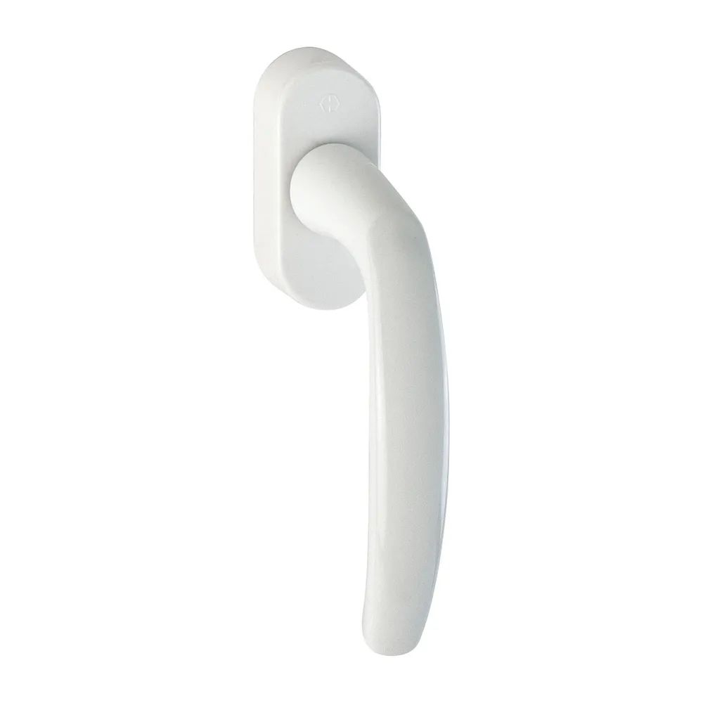 HOPPE Fenstergriff ATLANTA - Secustik, VK 7 x 32 - 42 mm, Alu weiß RAL 9016
