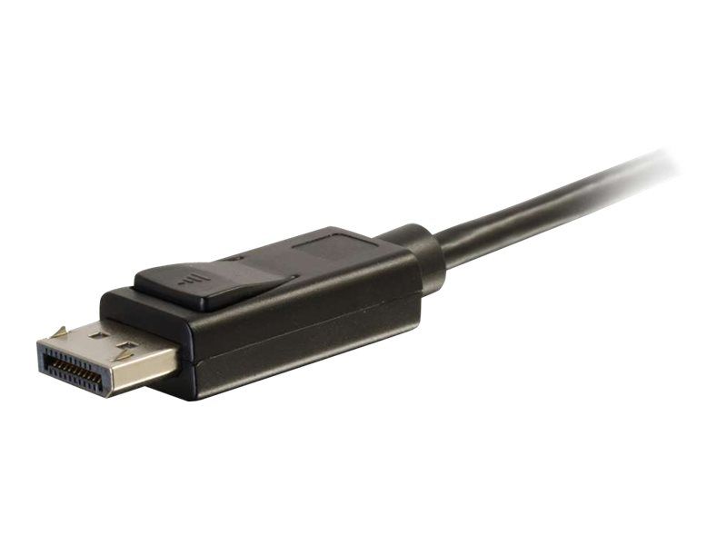 C2G 2m Adapterkabel Mini-DisplayPort auf DisplayPort Stecker/Stecker - Schwarz - DisplayPort-Kabel - Mini DisplayPort (M)