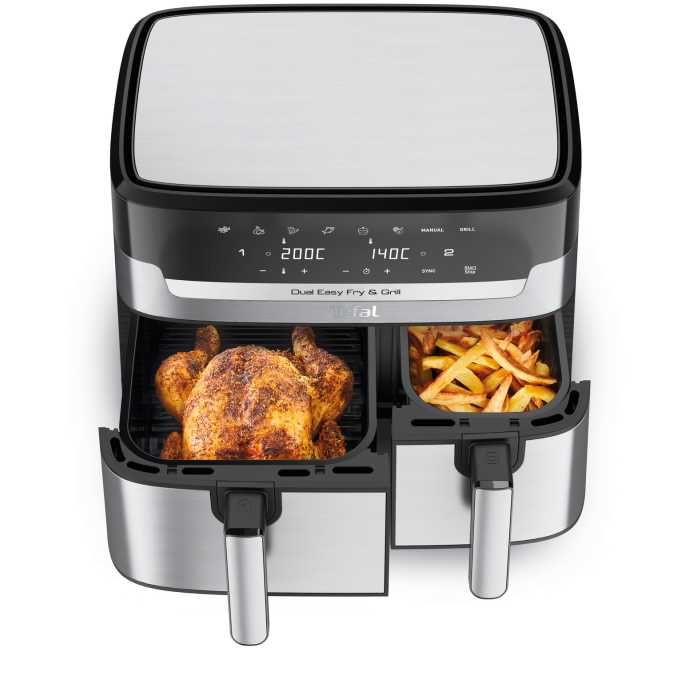 Tefal EY905D - Dual Easy Fry & Grill