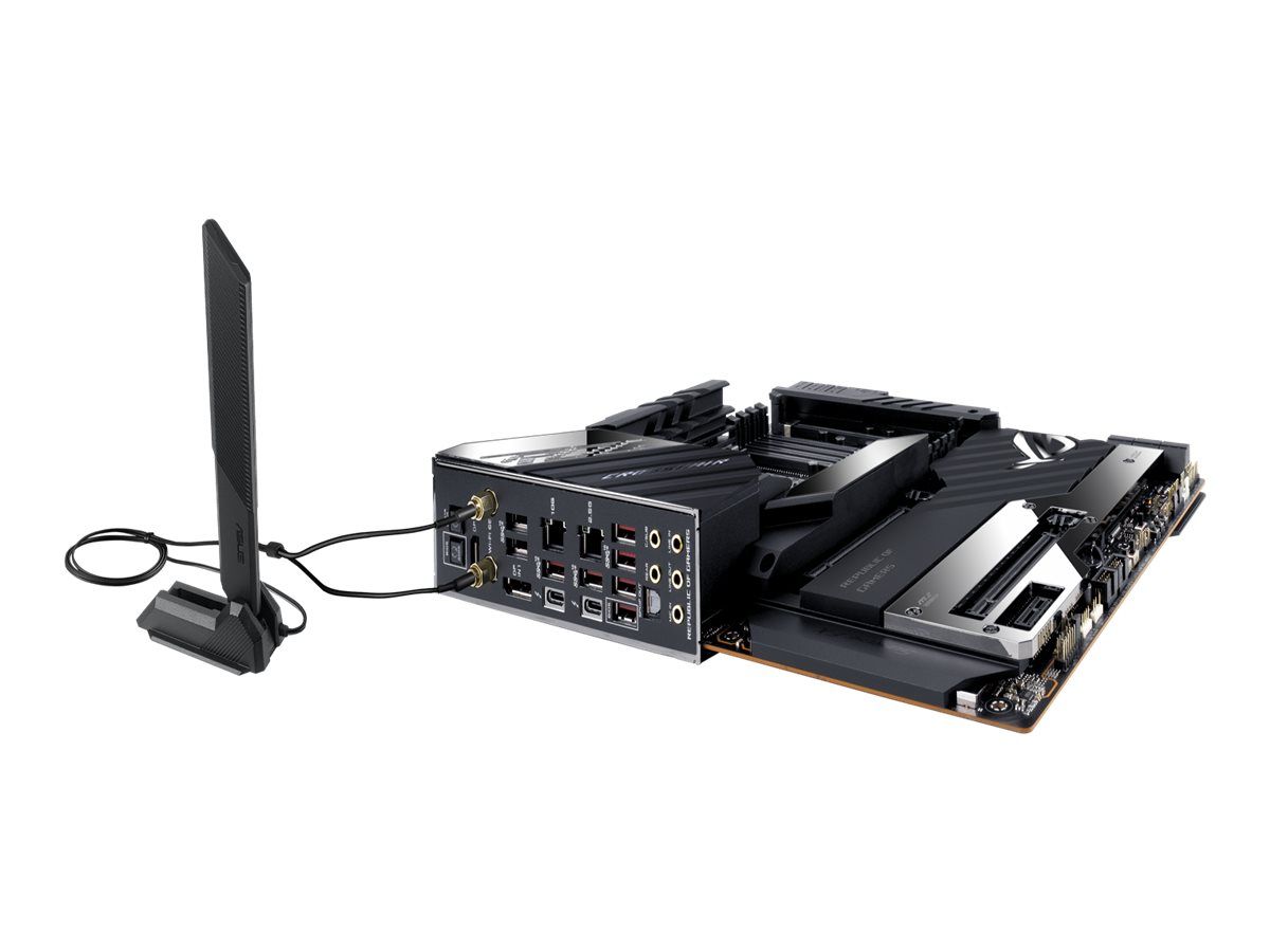 ASUS ROG CROSSHAIR VIII EXTREME - Motherboard - E-ATX - Socket AM4 - AMD X570 Chipsatz - USB-C Gen2, USB-C Gen 2x2, USB 3.2 Gen 1, USB 3.2 Gen 2 - 10 Gigabit LAN, 2.5 Gigabit LAN, Wi-Fi 6, Bluetooth - Onboard-Grafik (CPU erforderlich)