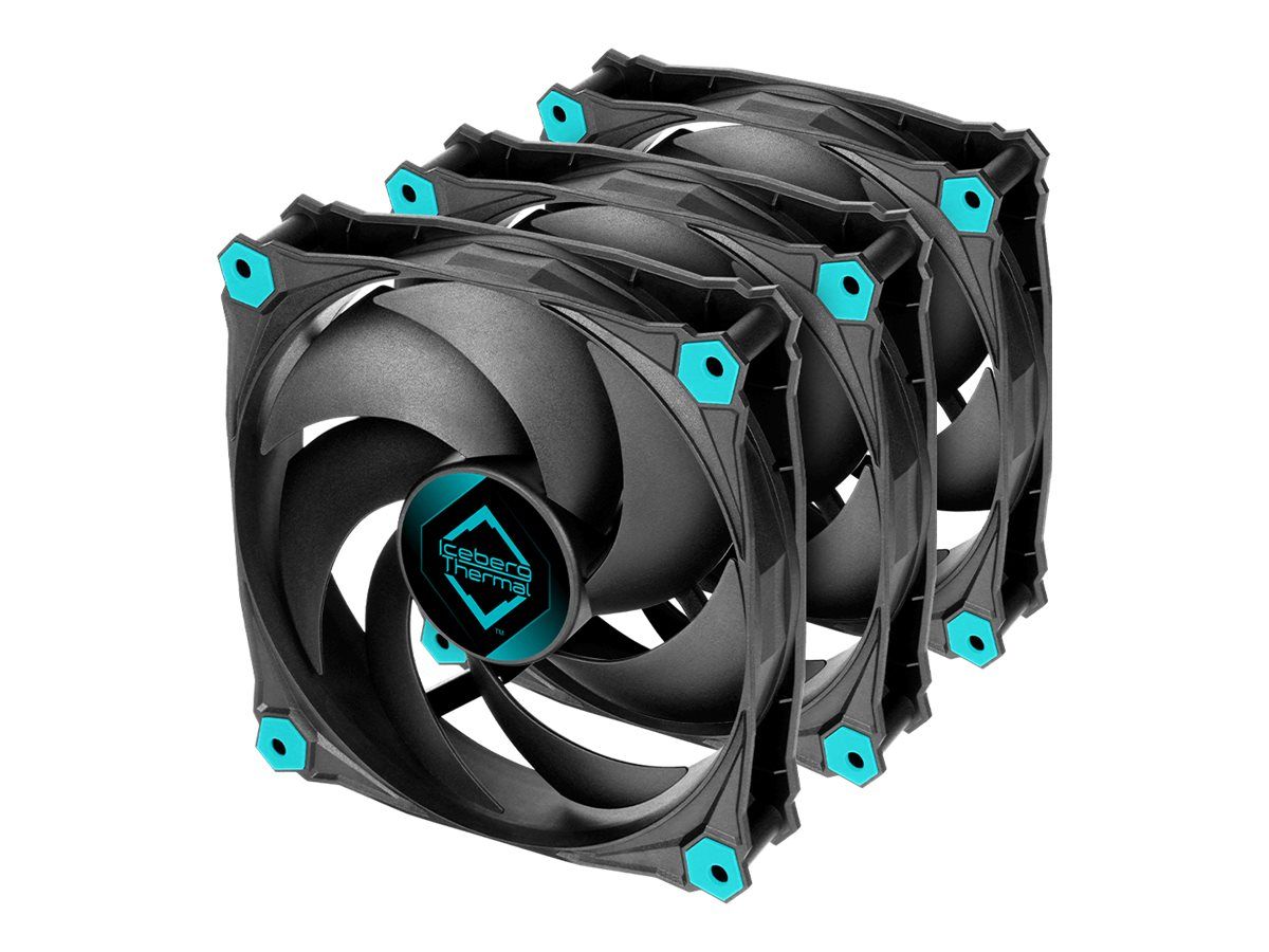 Iceberg Thermal IceGALE Silent - 120mm Black 3er Pack*