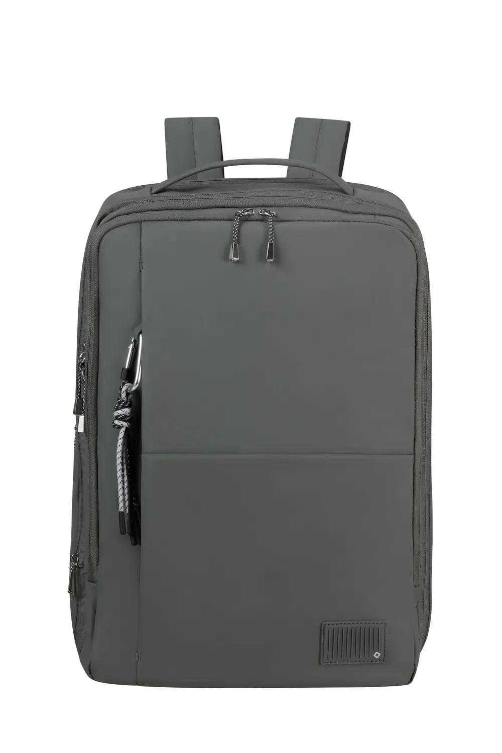 SAMSONITE WANDER LAST UNDERSEAT BACKPACK M, GUNMETAL GREEN