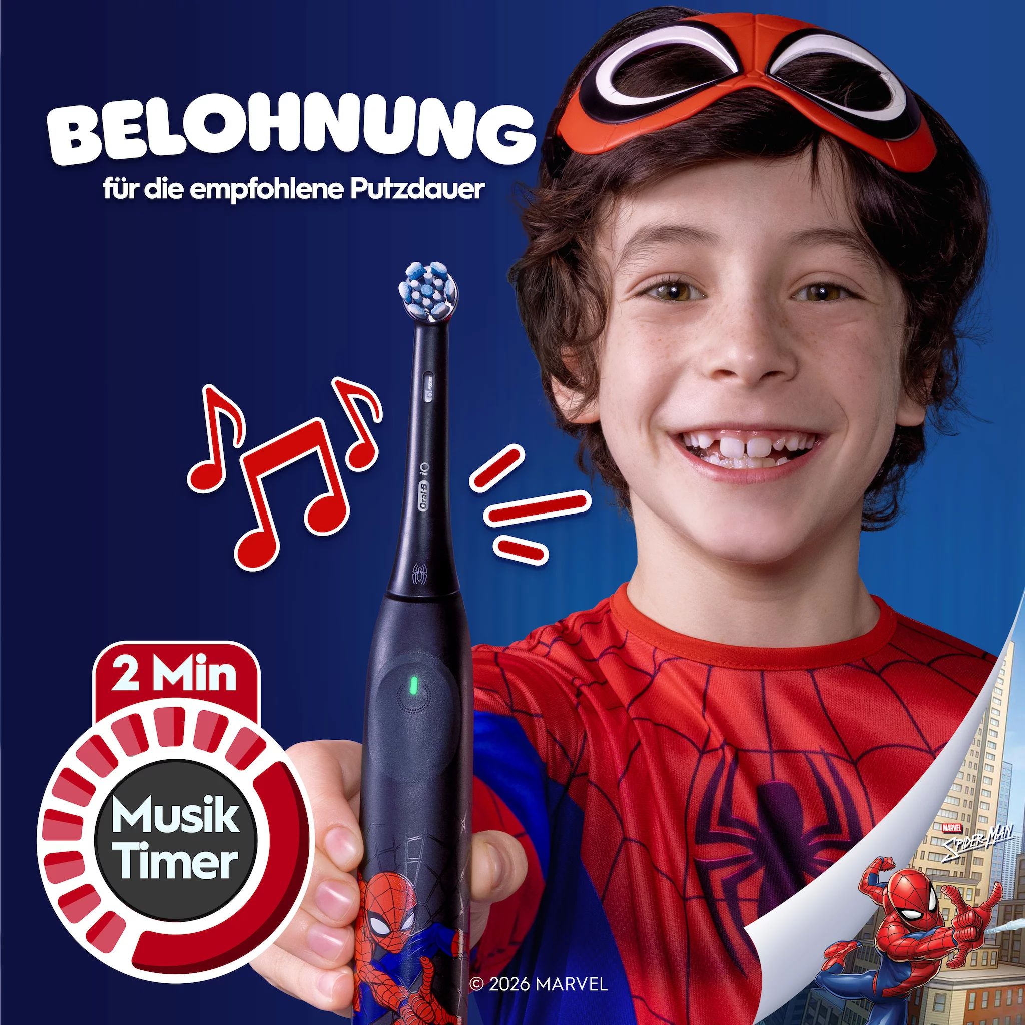 Oral-B iO Kids 6+ mit Reiseetui Spiderman
