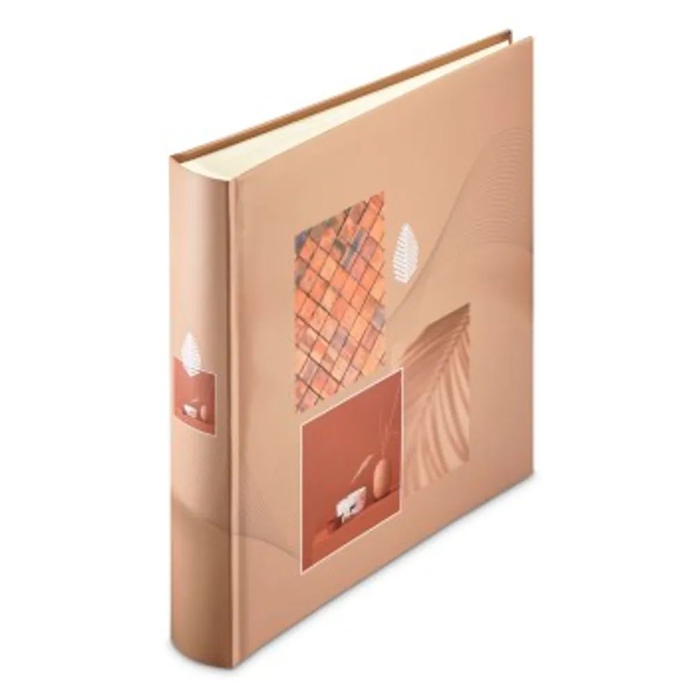 Hama Jumbo-Album “Singo II“, 30x30 cm, 100 weiße Seiten, Terracotta