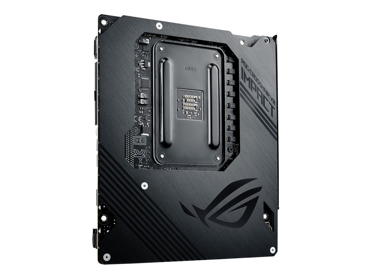ASUS ROG Crosshair VIII Impact - Motherboard - ATX - Socket AM4 - AMD X570 Chipsatz - USB-C Gen2, USB 3.2 Gen 1, USB 3.2 Gen 2 - Gigabit LAN, 2.5 Gigabit LAN - HD Audio (8-Kanal)