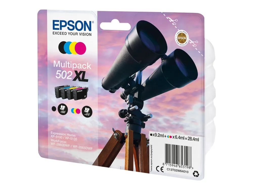Epson 502XL Multipack - 4er-Pack - 28.4 ml