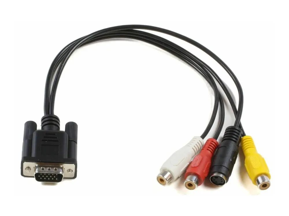 MicroConnect VGA / S-Video / Verbundkabel - HD-15 (VGA)