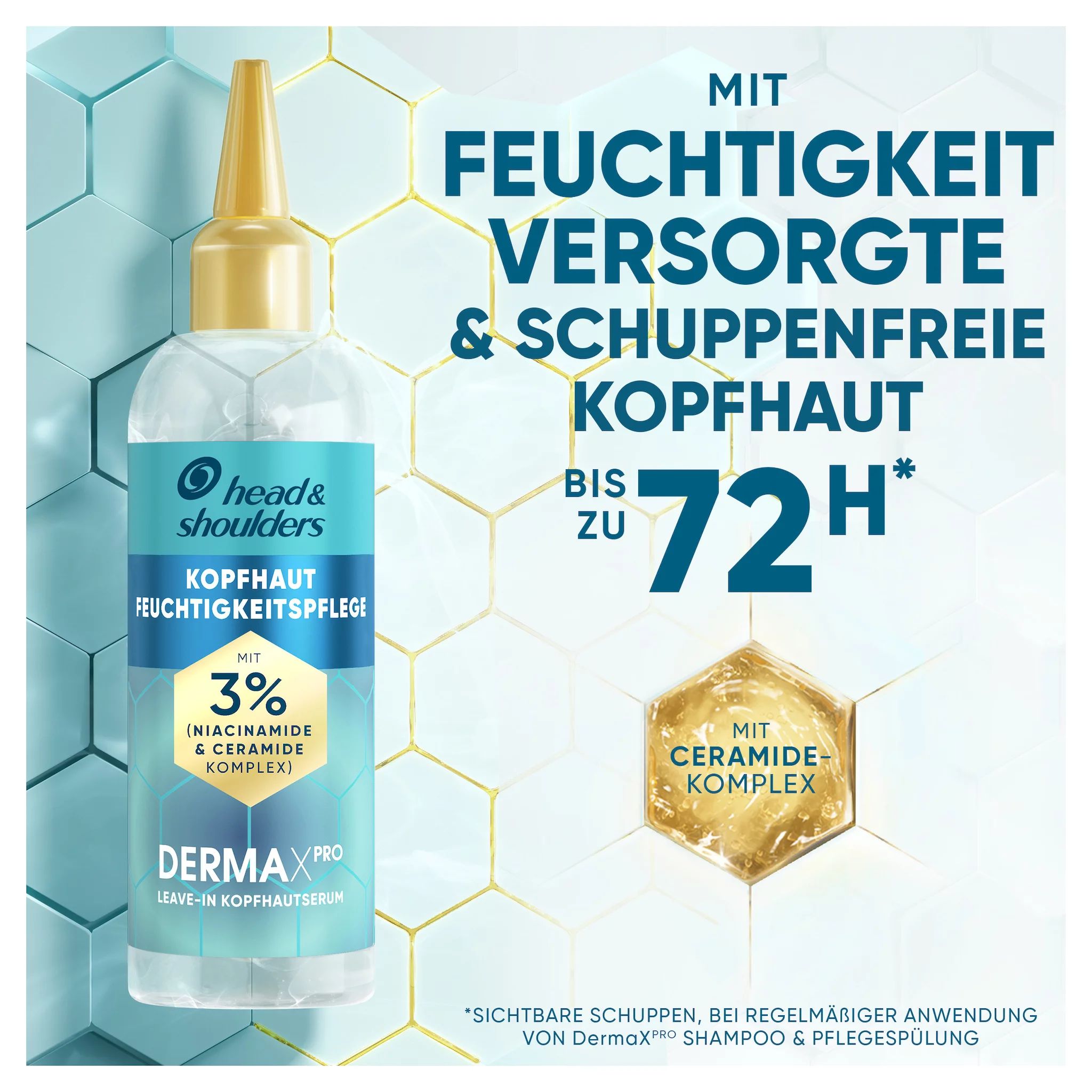 Head & Shoulders Derma x Pro Leave-In Serum Kopfhaut-Feuchtigkeitspflege