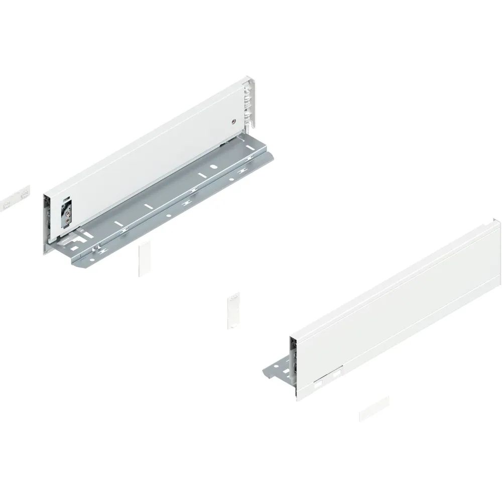 BLUM LEGRABOX pure Zarge Höhe M, NL 350, Seidenweiß-matt