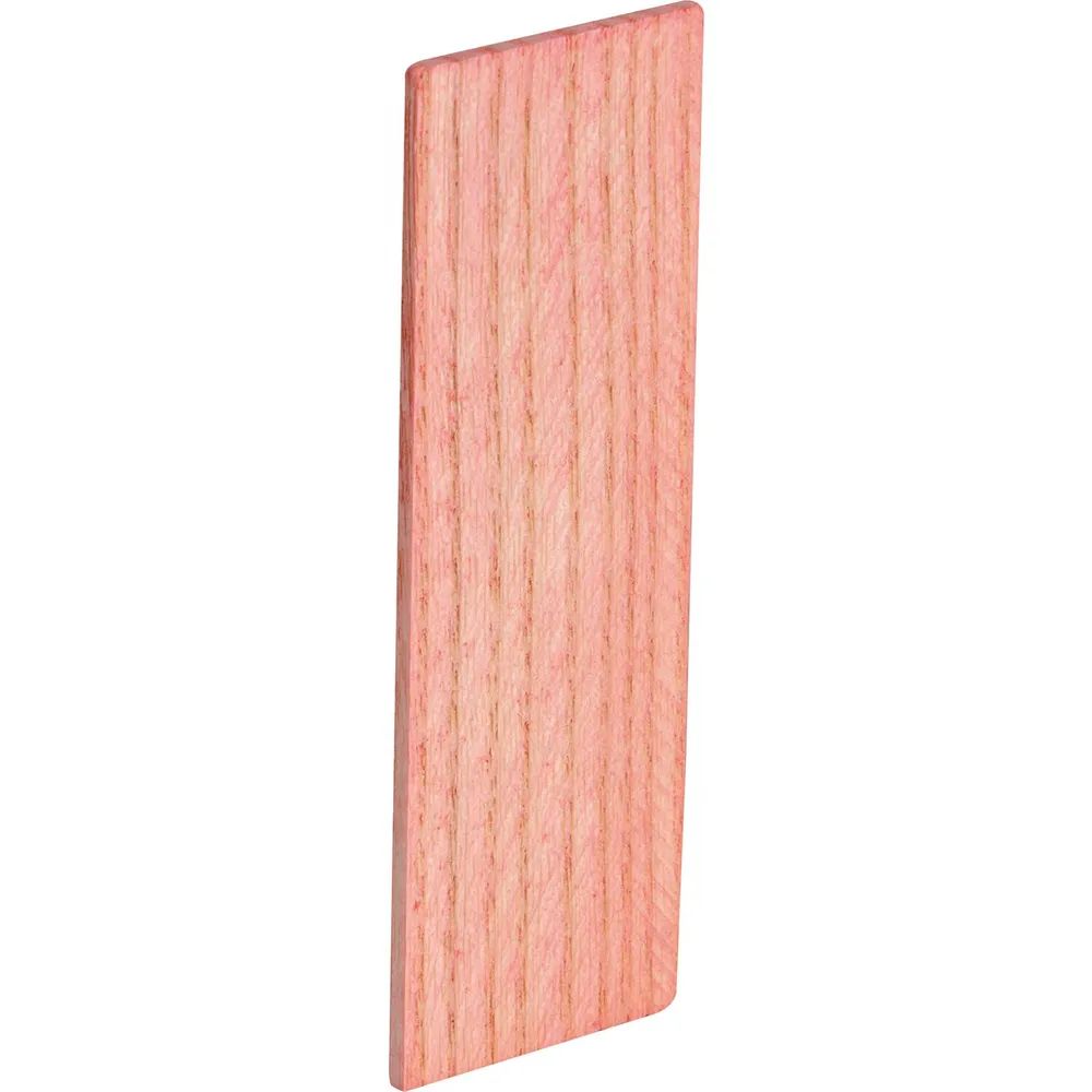 Egger Albert Holz-Distanz-Erzeugung Holzklotz Esche lackiert 80 x 26 x 1,3 rot