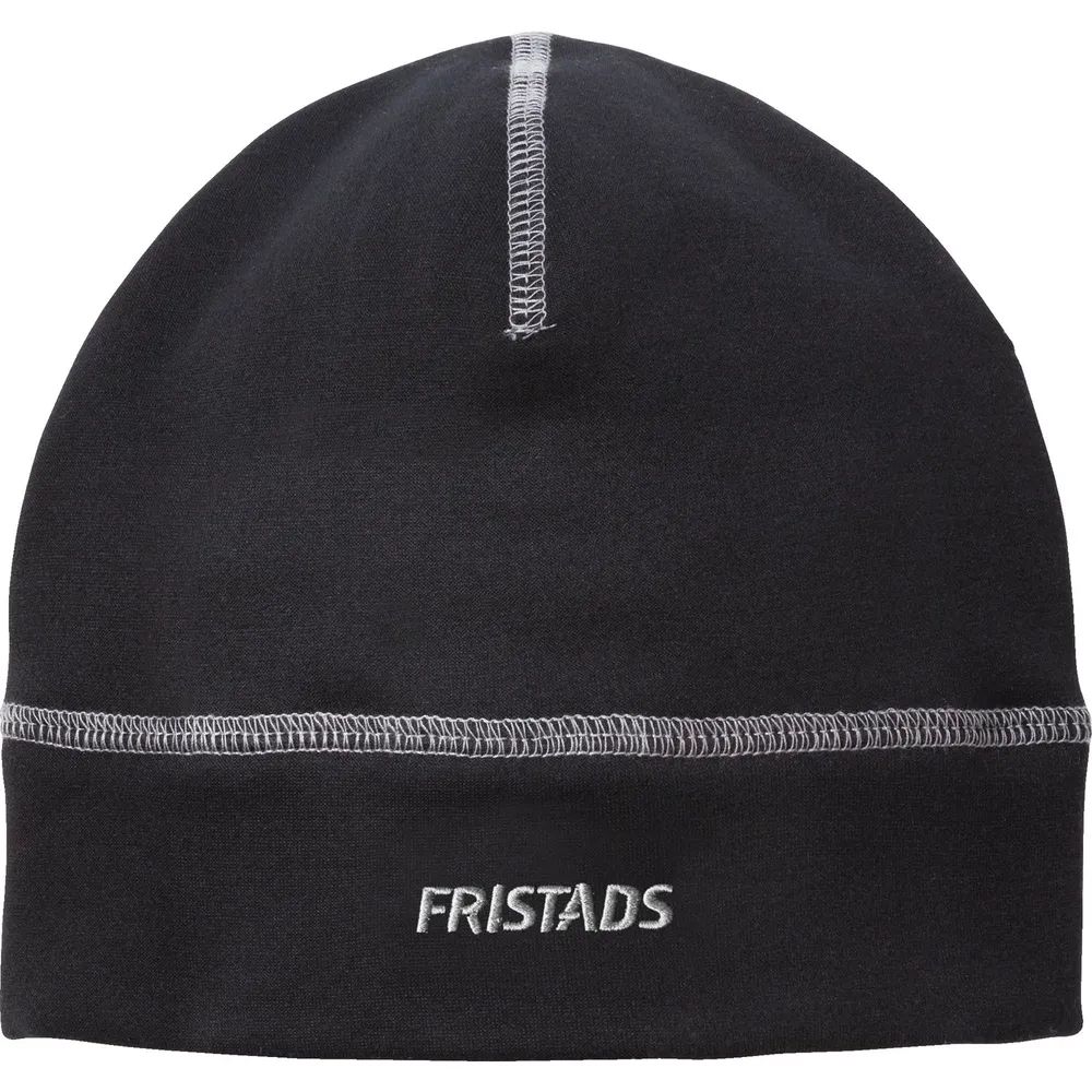 FRISTADS Stretch-Fleece Haube - Mütze 9101 STF schwarz