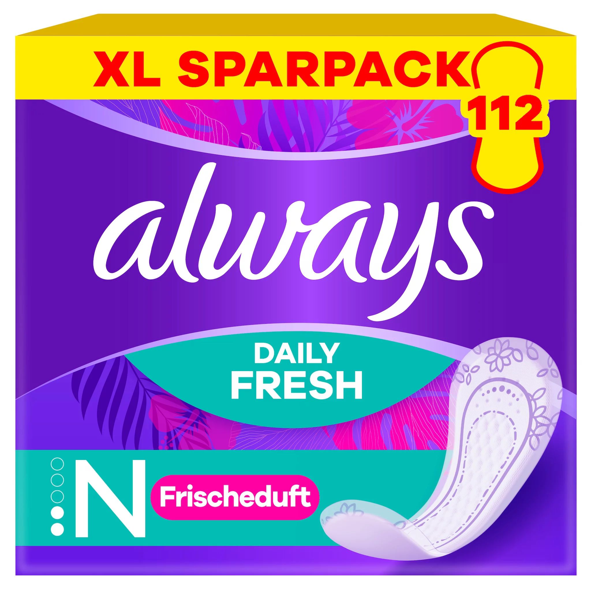 always Slipeinlage Daily Fresh Normal mit Frischeduft Duo BigPack 112