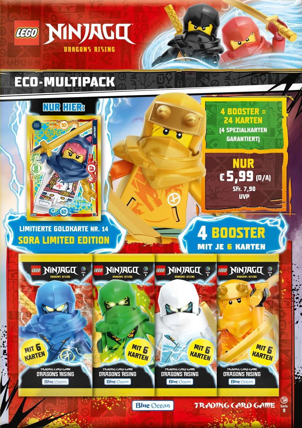 Blue Ocean Entertainment AG Lego Ninjago Tcg9 Multipack
