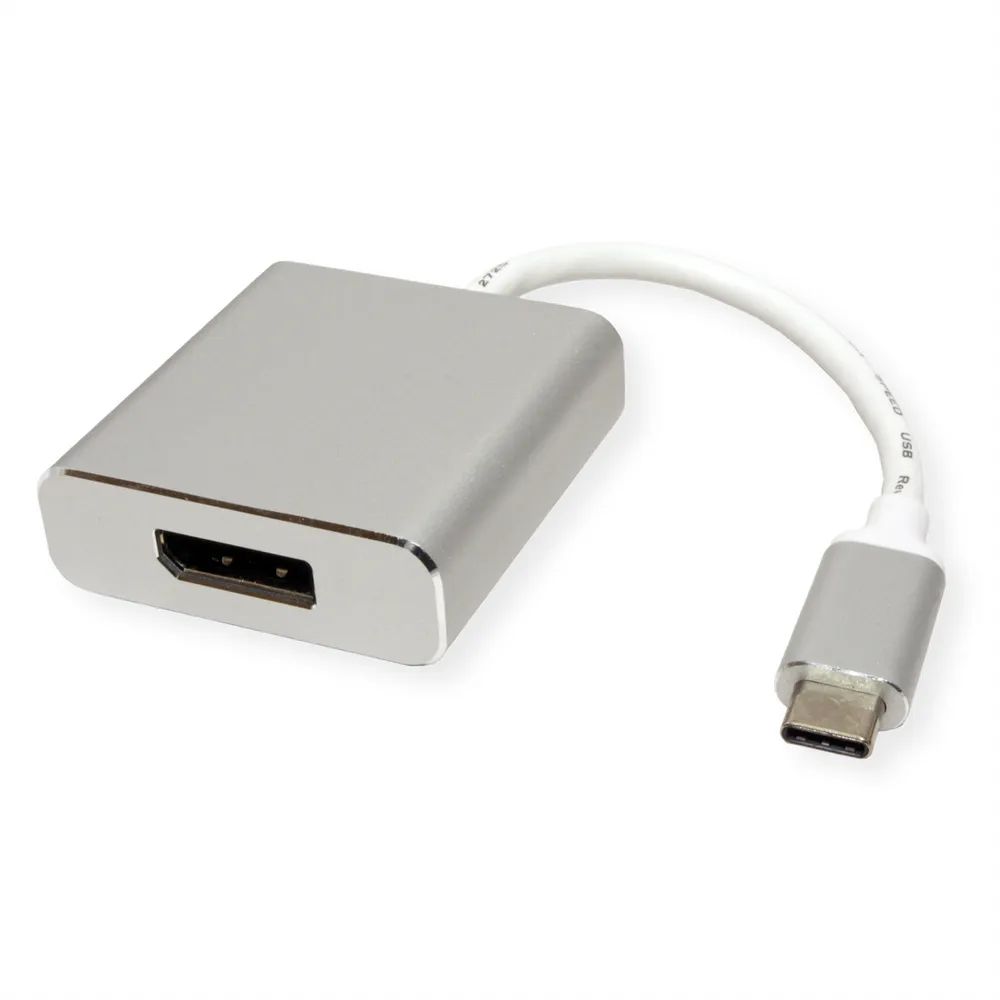 ROLINE Display Adapter USB Typ C - DisplayPort v1.2, ST/BU