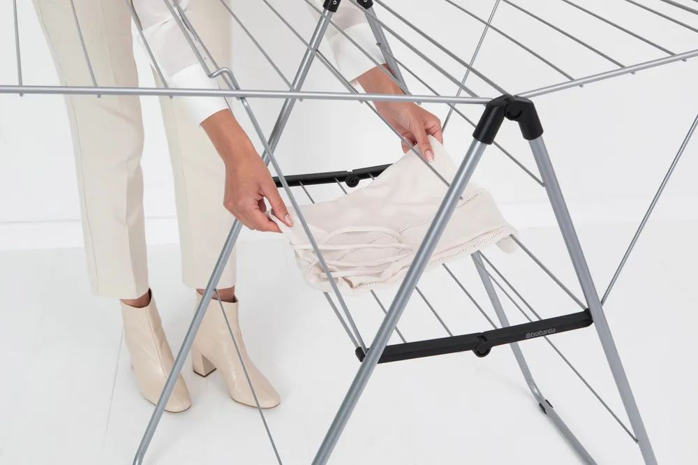 Brabantia HangOn-Wäscheständer, 25m - Metallic Grey