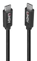Lindy USB 3.2 Typ C Kabel 20Gbit/s 100W PD GRS - Kabel - Digital/Daten