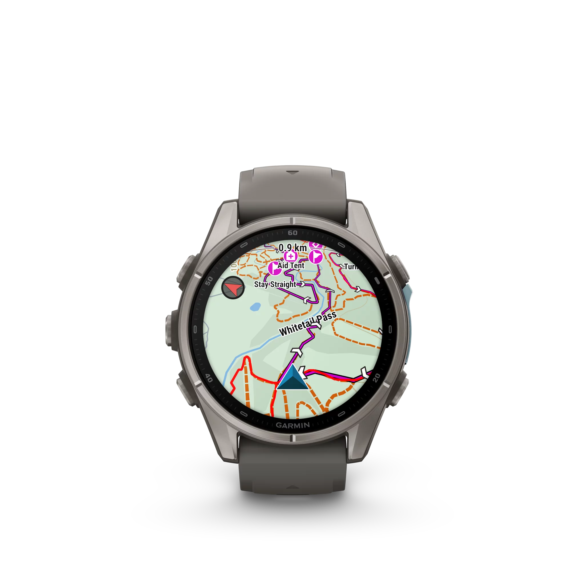 Garmin fēnix 9, 43mm Kieselgrau/Titan