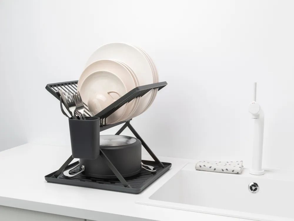 Brabantia SinkSide Faltbares Abtropfgestell - Black