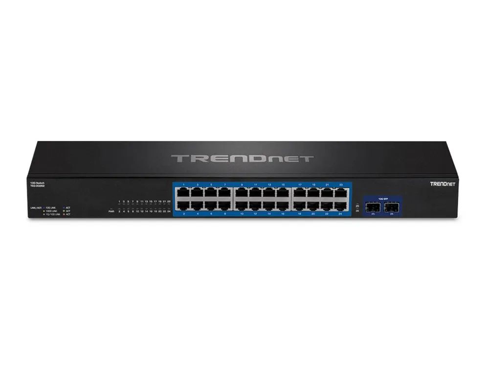 TRENDnet TEG 30262 - Switch - 24 x 10/100/1000 + 2 x 10 Gigabit SFP+