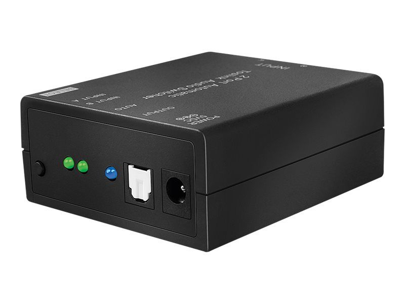 Lindy 2 Port Automatic Optical Audio Switch - Audio-Switch