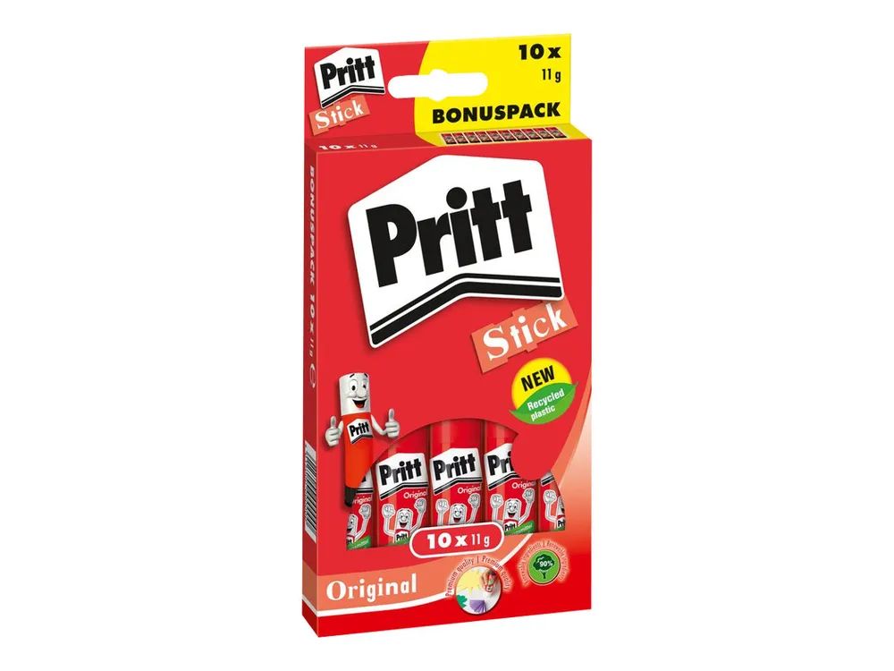 Henkel Pritt Original - Klebestick - 11 g - Clean - nicht permanent (Packung mit 10)