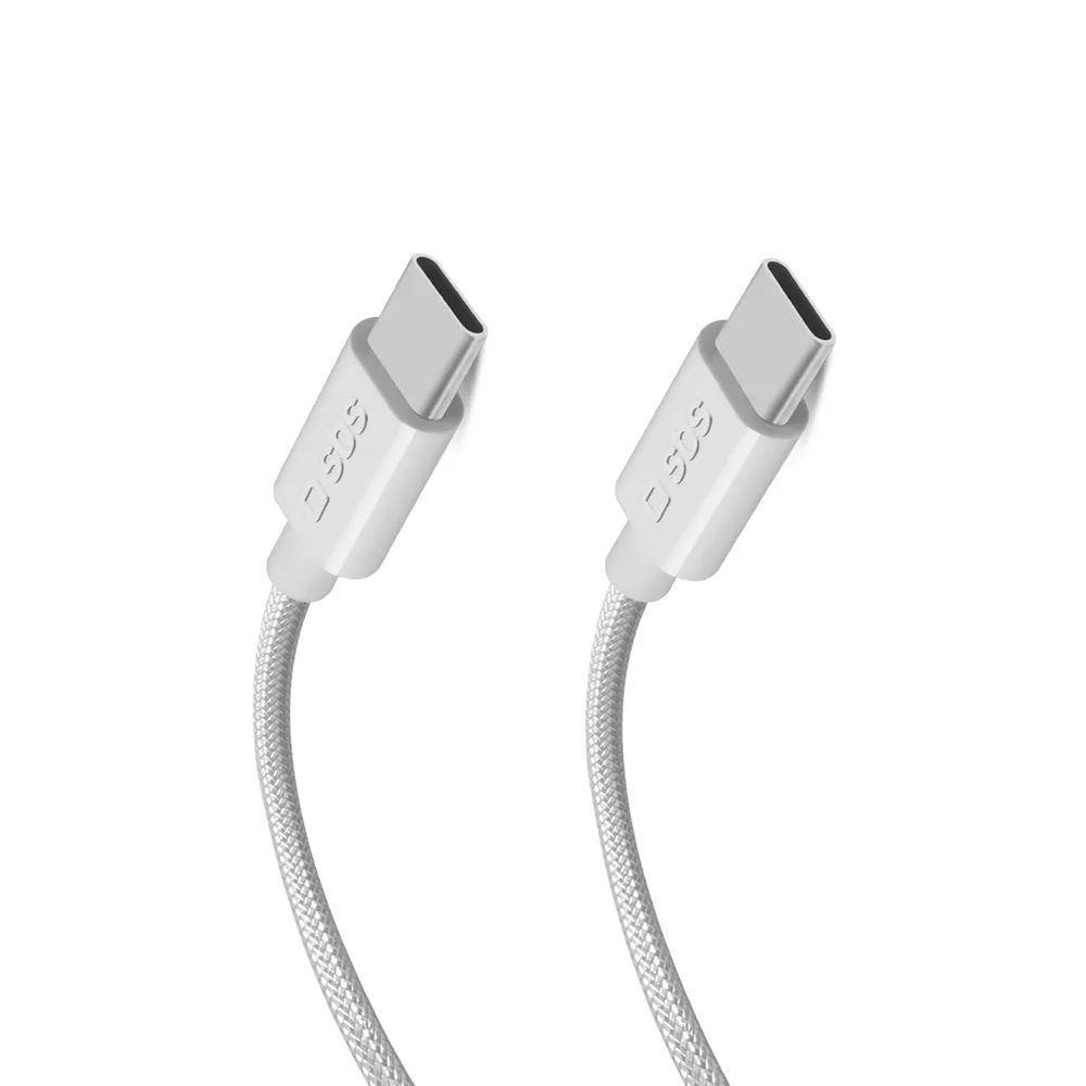 SBS Daten- u. Ladekabel, USB-C  USB-C, 60W, 2m