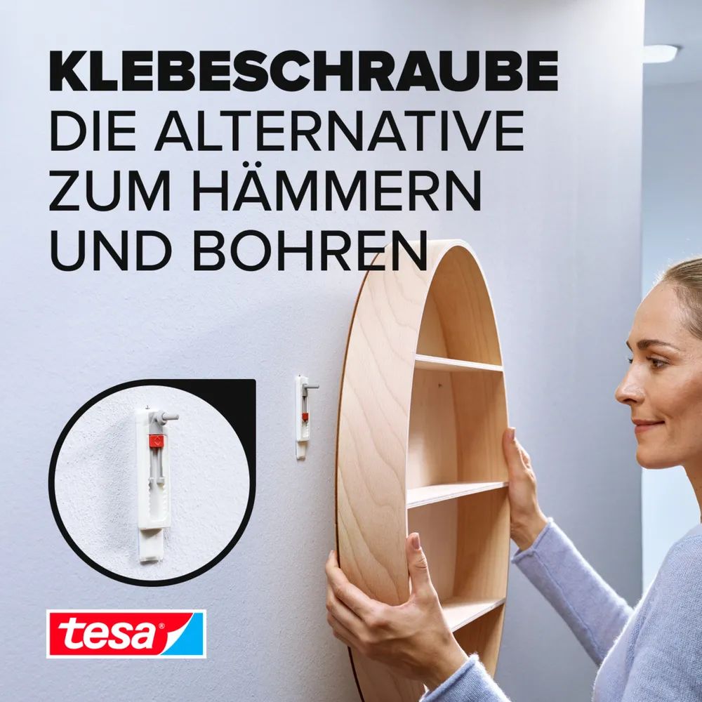 Tesa 77775 - Outdoor - Universalhaken - Weiß - Klebestreifen - 1 kg - 2 Stück(e)