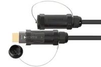 PYTHON AOC Hybrid HDMI 2.0b Kabel stahlarmiert - Kabel - Digital/Display/Video