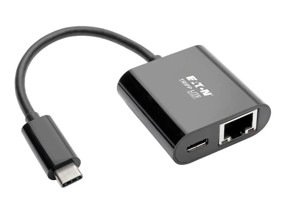 Tripp Eaton Tripp Lite Series USB C to Gigabit Ethernet Adapter USB Type C to Gbe PD Charging