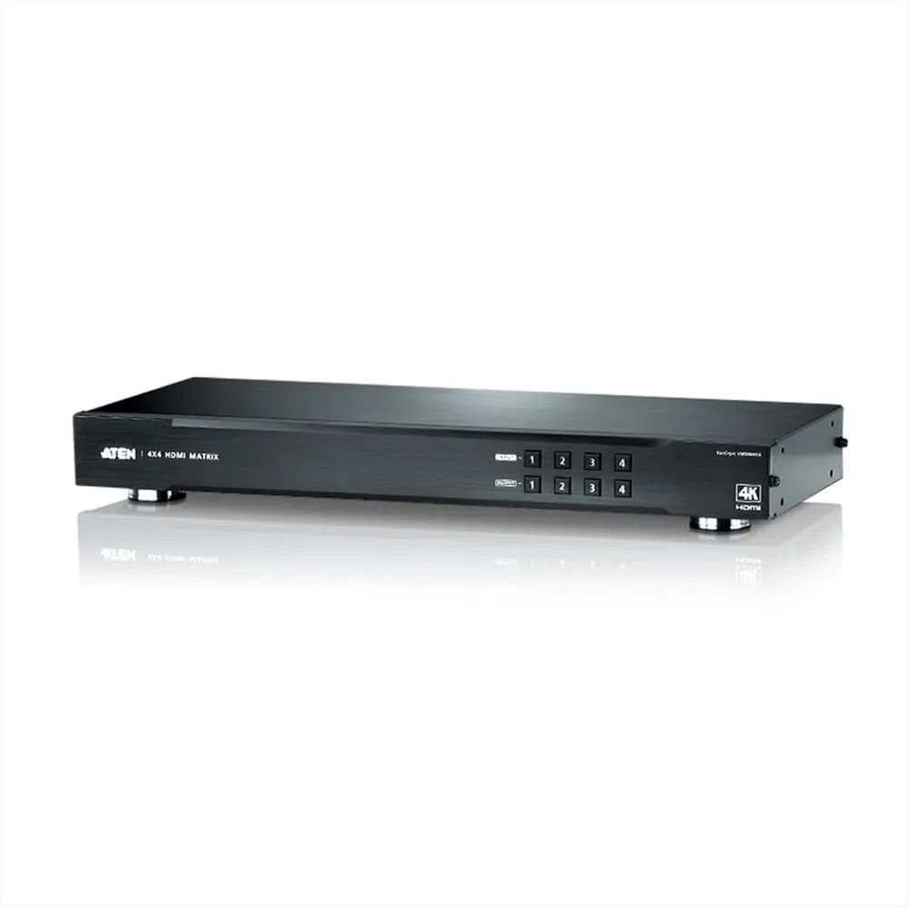 ATEN VanCryst 4 x 4 4K HDMI Matrix Switch VM0404HA