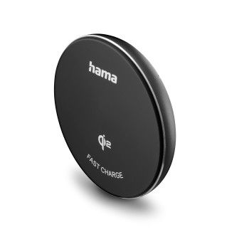 Hama Kabelloses Qi2-Ladegerät, induktiv Schnellladen am Schreibtisch etc., 15 W