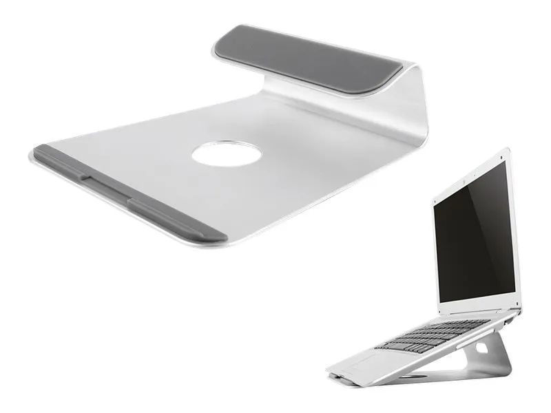 Neomounts NSLS025 - Aufstellung für Notebook - Gebürstetes Aluminium - Silber - Bildschirmgröße: 25.4-43.2 cm (10"-17")