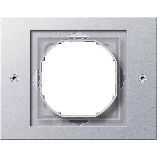 Gira RAHMEN 1-FACH / GIRA 021165 ALU TX 44 021165