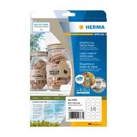 HERMA 10763 - Braun - Ellipse - Dauerhaft - 63,5 x 42,3 - Papier - Laser/Inkjet