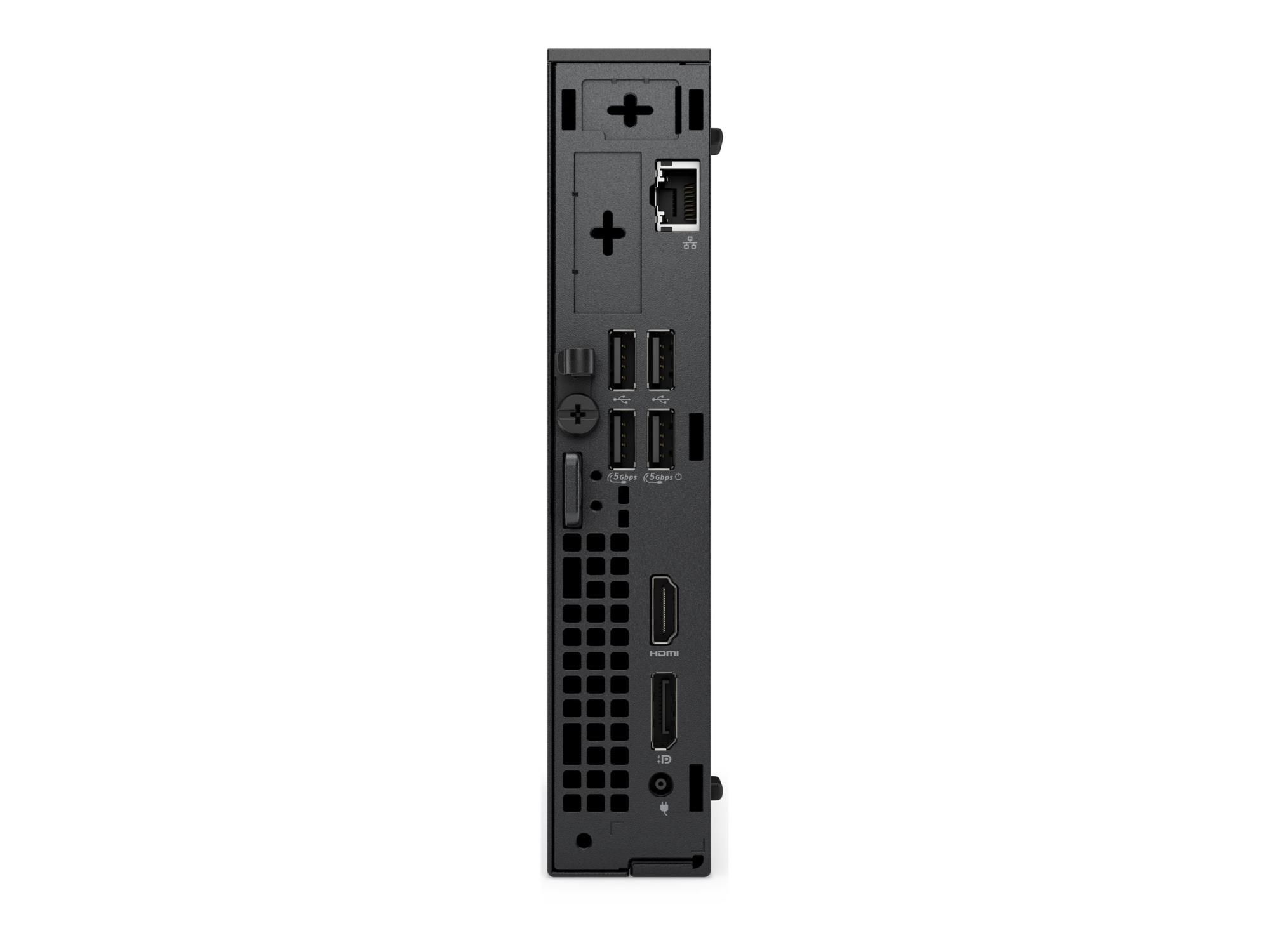 Dell Pro Micro QCM1250 - Micro - Core Ultra 7 265T / 1.5 GHz - RAM 16 GB - SSD 512 GB - NVMe, TLC - Intel Graphics - 1GbE, Bluetooth, Wi-Fi 6E - WLAN: Bluetooth, 802.11a/b/g/n/ac/ax (Wi-Fi 6E)