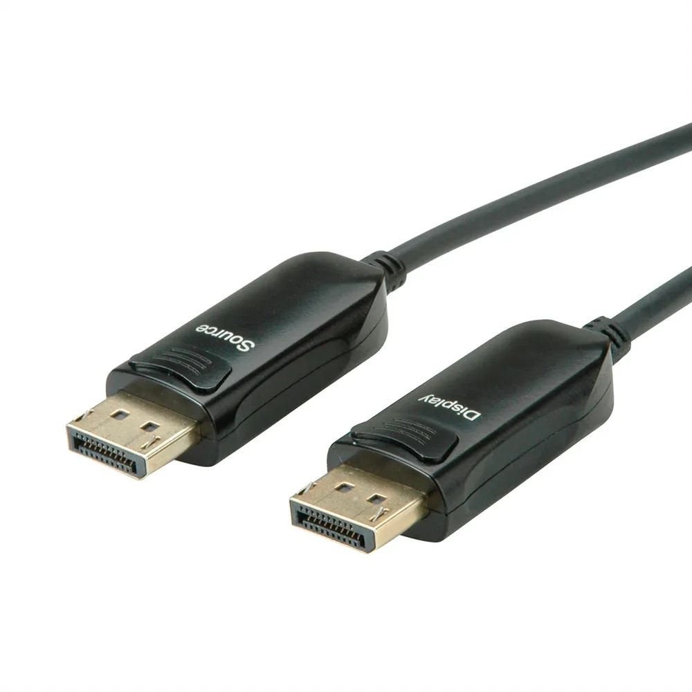 ROLINE DisplayPort v1.4 Kabel (AOC), ST/ST, 15 m