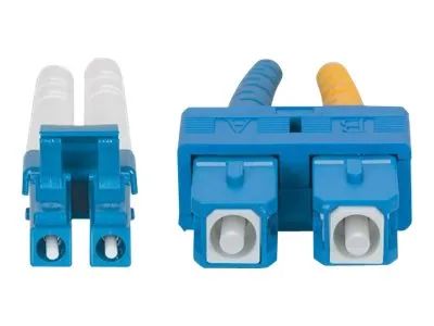 Intellinet Fiber Optic Patch Cable, OS2, LC/SC, 3m, Yellow, Duplex, Single-Mode, 9/125 µm, LSZH, Fibre, Lifetime Warranty, Polybag - Patch-Kabel - SC Single-Modus (M)