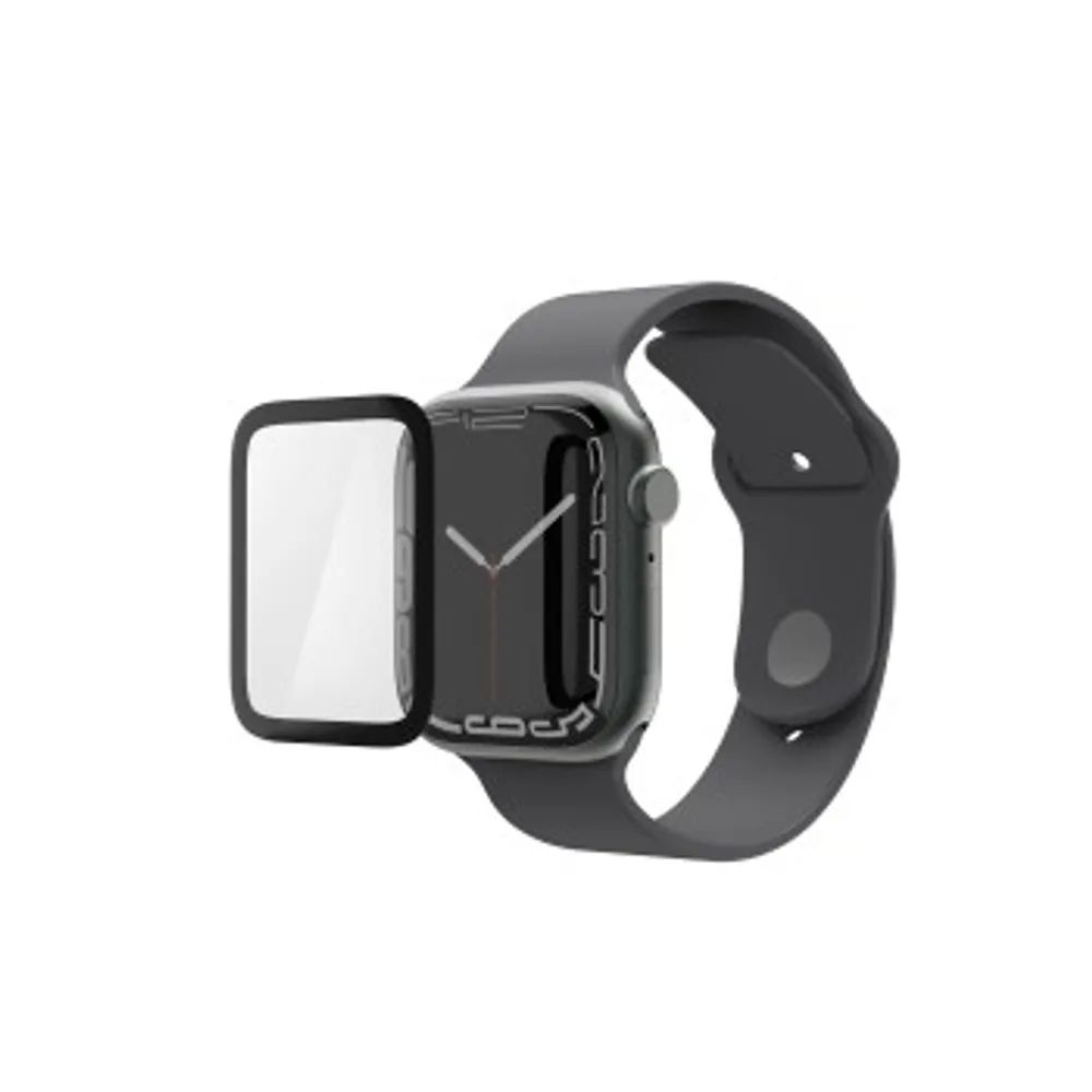 Hama Displayschutz "Super Hybrid" für Apple Watch 11, 46 mm, Montagehilfe